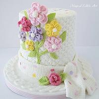 Knitting cake 