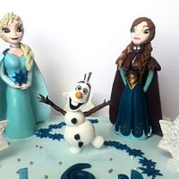 frozen- olaf, elsa, anna