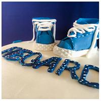 Sneaker Christening Cake