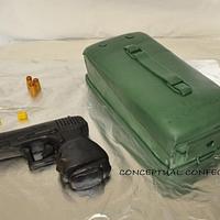 Glock Gun with Ammo Case