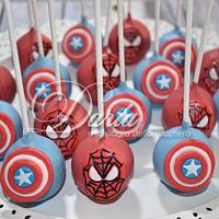 Superheroes cakepops