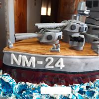 Battleship Birthday Cake