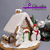 Gingerbread 3D cookie house
