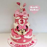 Minnie party cake 