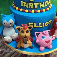 Elliot - Pokemon Birthday Cake 