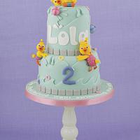Puddle Duck Swimming Cake