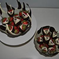 Tuxedo strawberries for fathersday