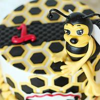 Bumble Bee!First Birthday Cake