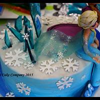 Frozen theme cake....