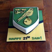 Norwich City F.C. cake