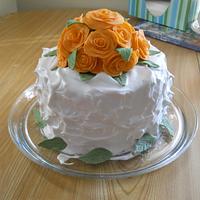 Orange Rose Cake