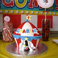 Circus Tent Cake