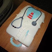 Doctor's birthday cake