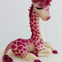Bobita the lovely pink giraffe