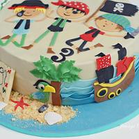 Little pirates cake