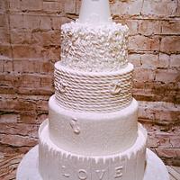 Nautical Wedding Cake for C.I