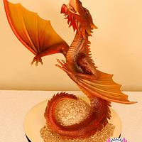 The Desolation of Smaug Dragon Cake