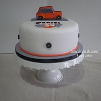 Orange Mini Car cake