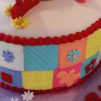 1st Birthday Cake...Patchwork