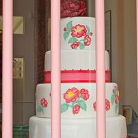 A Brush Embroidery Cake 