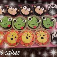 Animals cupcakes Animals cupcakes
