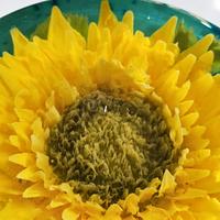 Sunflower jelly 3D gelatin flowers