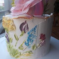 Buttercream Flower cake