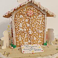 Christmas cookie house...🎅🤶