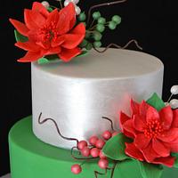 Christmas Theme Birthday Cake