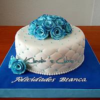 BLUE ROSES CAKE BLUE ROSES CAKE