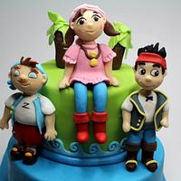 Jake and the Never Land Pirates Birthday Cake