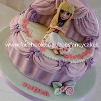 Pink birthday girl cake!