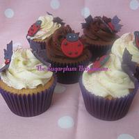 Ladybird & Butterfly Cupcakes