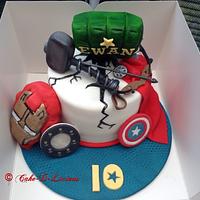 Avengers cake