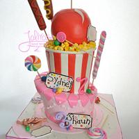 Circus themed cake