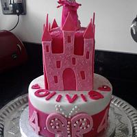 Fairy Princess Castle Cake
