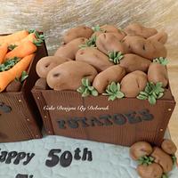 Farmers 50th Birthday Cake