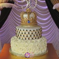 50th Birthday King's Crown cake