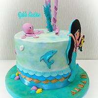 Gorjuss Mermaid cake