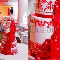 Indian Wedding Cake 