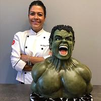3D Hulk Cake