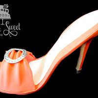 Hand crafted sugar high heel 