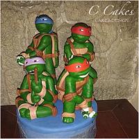  cake ninja turtles