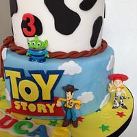 My toy story and minion cake 