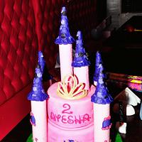 princess castle cake!