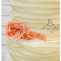 60th birthday sugar Rose cake
