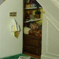 Cupboard under the stairs