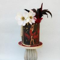 Ballerina girl birthdy cake