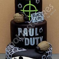 Paul of Duty - A gamer's cake