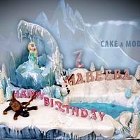 Frozen Princess Cake